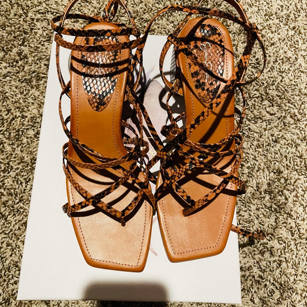 Brand new Jessica Simpson snakeskin sandal
